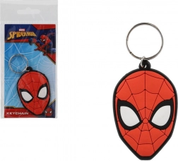 Portachiavi in gomma Spiderman – testa 7 cm