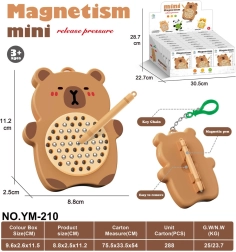 Tavoletta magnetica a forma di capibara