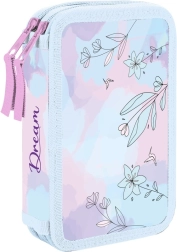 Astuccio scolastico a due piani Colibrì