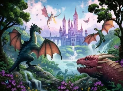 Puzzle Ravensburger Drago Magico XXL 300 pezzi