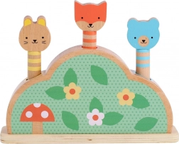 Giocattolo a molla in legno Petit Collage Petit Friends