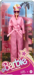 Barbie the movie margot robbie come barbie – bambola da collezione in tuta rosa stile power