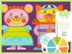 Pittura con tavolozza – adorabili animaletti DJECO