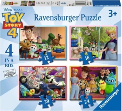 Puzzle RAVENSBURGER Toy Story 4 – set 4 in 1 (12, 16, 20, 24 pezzi)