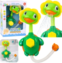 Fontana da bagno tartarughina con pesciolino a ventosa