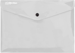Busta con bottone a pressione A5 eCollection trasparente