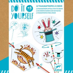 DJeco DIY taumatropo Circo