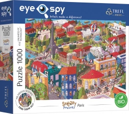 Puzzle Trefl Eye-Spy Sneaky Peekers Parigi 1000 pezzi