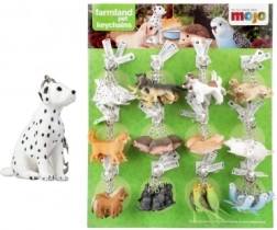 Portachiavi con animaletto con moschettone in metallo (5–8 cm) - 1 pezzo