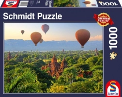 Puzzle mongolfiere su Mandalay 1000 pezzi