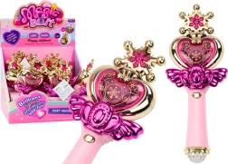 Bacchetta da Principessa Luci Colorate Suoni Rosa