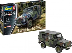 Modello in plastica del veicolo fuoristrada militare Revell Lkw gl leicht Wolf 1:35