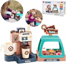 WOOPIE caffetteria per bambini – macchina da caffè con vetrina per dolci