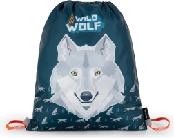 Borsa per scarpe con motivo del lupo