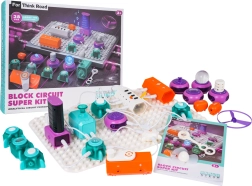 Grande set del piccolo programmatore per l'apprendimento dei circuiti elettrici
