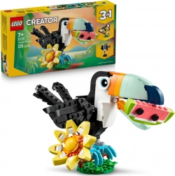 creator 3 in 1: tucano tropicale – set di costruzione 3 in 1