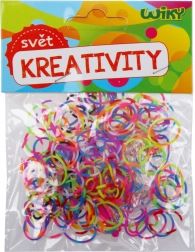 Magici elastici intrecciati a righe mix di colori