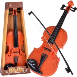 Violino in plastica con archetto per bambini 42 cm – giallo