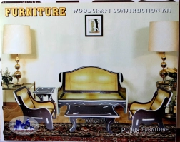 Puzzle 3D in Legno Soggiorno Colorato