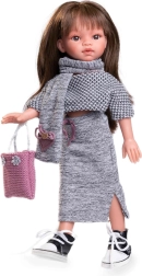 Bambola realistica Emily con corpo in vinile intero - 33 cm