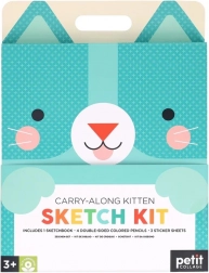 Petit Collage set artistico da viaggio Gatto
