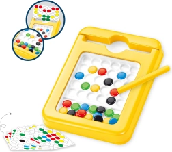 Lavagna con magneti colorati