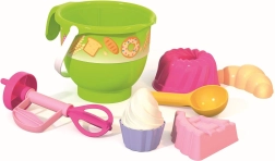 Androni set da sabbia per pasticceria con frusta manuale, 6 pezzi