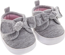 Scarpine per bambola – sneakers grigie con fiocchetto