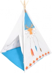 Teepee per bambini ECOTOYS con struttura in legno e tappetino