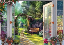 Puzzle SCHMIDT Sguardo sul giardino incantato – 1000 pezzi