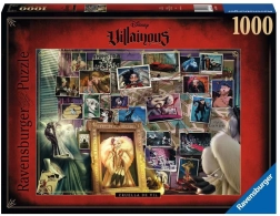 Puzzle Ravensburger Villainous: Crudelia De Mon 1000 pezzi