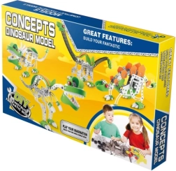 Costruzione in metallo tirannosauro 140 pz