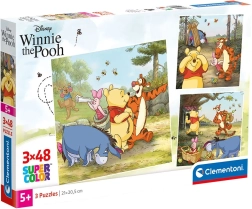 Puzzle Winnie the Pooh 3x48 pezzi Clementoni