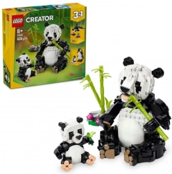 creator 3 in 1: famiglia di panda
