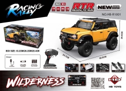 Auto radiocomandata Wilderness 1:10 gialla