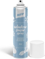 Spray decorativo neve 150 ml per finestre e decorazioni natalizie