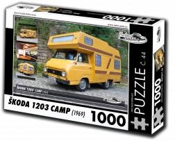Puzzle RETRO-AUTA ŠKODA 1203 Camp (1969) – 1000 pezzi
