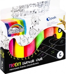 Gessetti neon per bambini – set da 6 pezzi