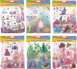 Adesivi con motivi femminili – mix di varianti