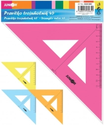 squadra triangolare con scala 16 cm