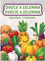 Libri da colorare frutta e verdura 20 × 27,5 cm