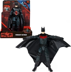 Action figure 12" BATMAN con wingsuit e effetti luminosi e sonori