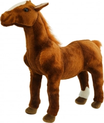 Cavallo di peluche marrone 40 × 37 cm