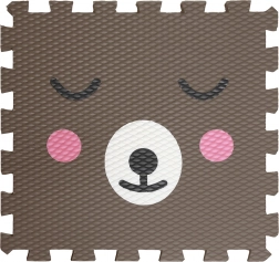 Pavimento Minideckfloor Méďa marrone scuro