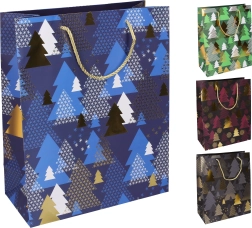 Busta regalo natalizia M con motivi