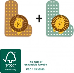 small foot Lettera di legno L per bambini