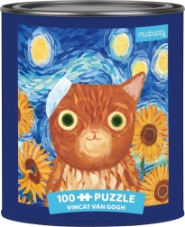 Puzzle Vincent van Gogh cubi artistici 100 pezzi in latta