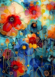 Puzzle Enjoy Il suo giardino di fiori selvatici 1000 pezzi