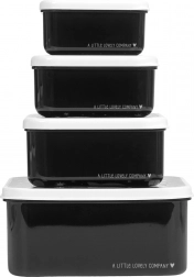 Set di quattro contenitori per snack A Little Lovely Company – Spazio