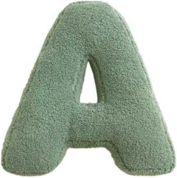 Mealini lettera di peluche A verde - 1 pezzo